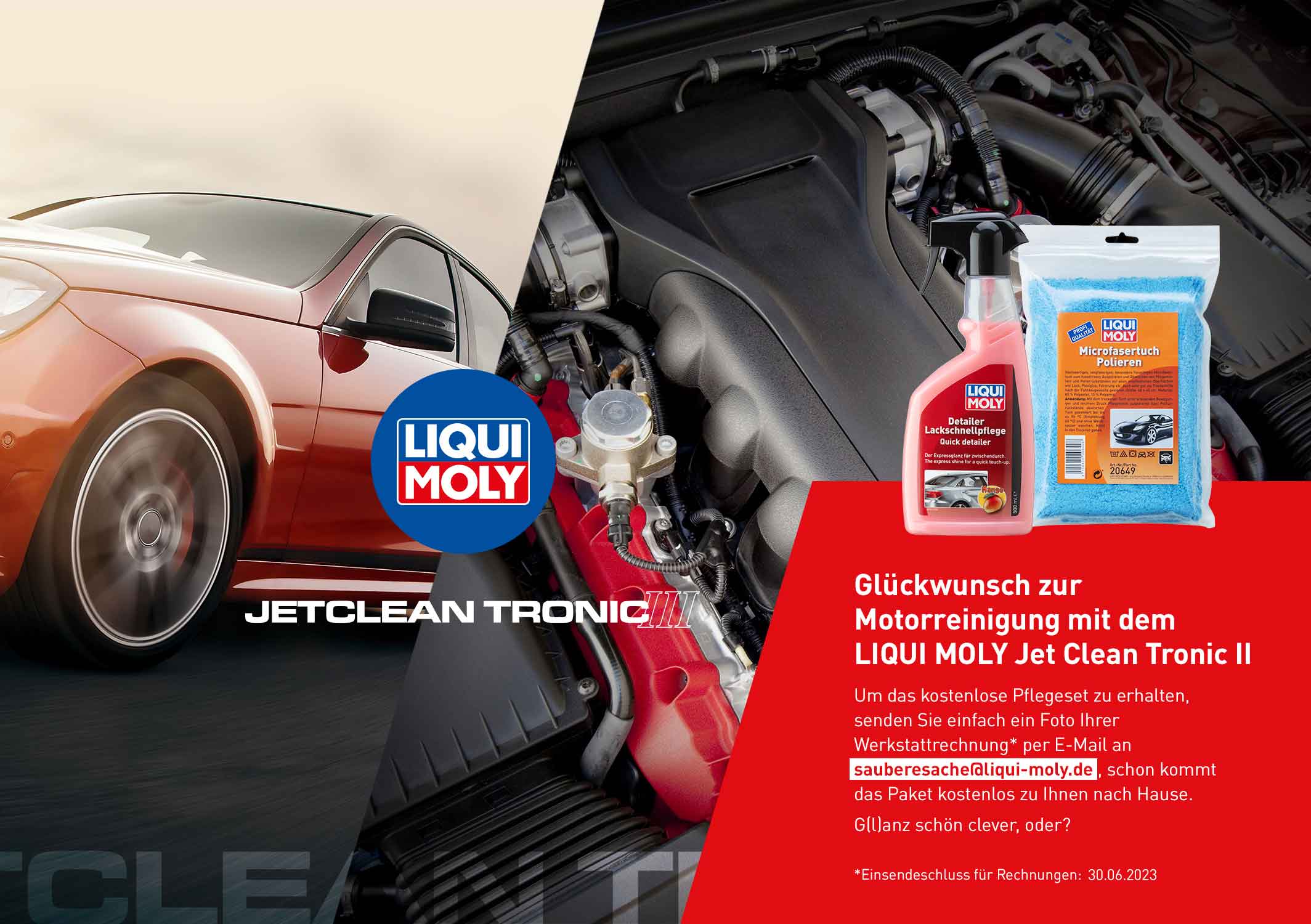 Professionelle Motorreinigung